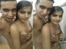 Watch a hot girl have sex in the shower