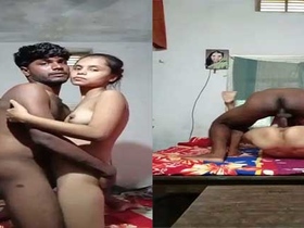 Dehati couple films their own erotic video