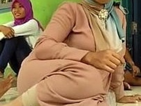 Beautiful Indonesian woman in hijab