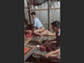 Randi Magee's group sex video with Desi twist