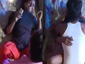 A young woman's first sexual experience captured on video