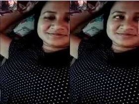 Girl with a beautiful face shares her intimate moments