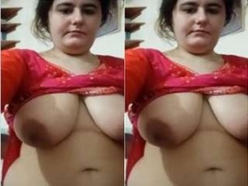 Pakistani bhabhi flaunts her large breasts