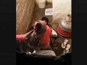 Neighbor spies on couple's steamy sex session and catches them in the act