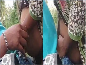 Desi couple's passionate street encounter in a porn video