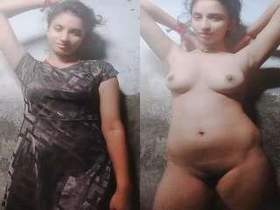 Desi babe strips down for cash and flaunts her fully naked body