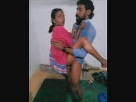 Intense sexual encounter of a Tamil couple in video series