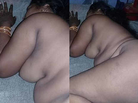 Tamil auntie flaunts her butt in part two