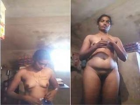 Desi girl shows off her body for money in a steamy video