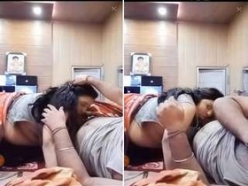 Desi wife shows off her skills on live camera