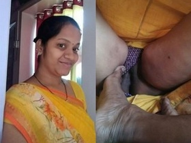 A sexy Indian wife enjoys foot fetish sex with her boss