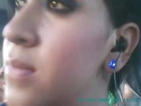 Riding the bus with a hard cock