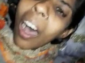 Sexy Desi bhabi experiences intense pleasure and pain during sexual encounter
