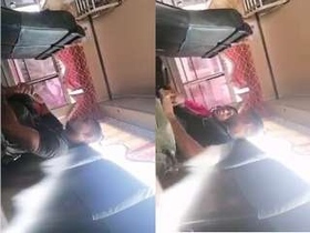 Hidden camera captures Tamil couple's steamy bus blowjob
