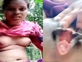 Bangladeshi unmarried girl goes topless for outdoor show