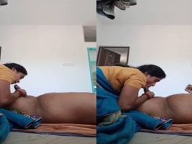 Latest Tamil video of a Madurai maid giving oral pleasure and swallowing cum