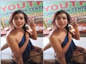 Desi call girl pleasures herself in this solo video