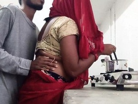 Sensual Indian kitchen encounter with a young man