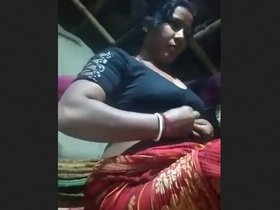 Bengali village girl Boudi indulges in solo masturbation