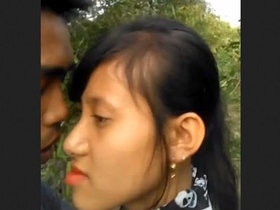 Assamese couple shares passionate kisses and lovemaking in village setting