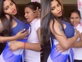 Big-breasted Desi model stars in a steamy video