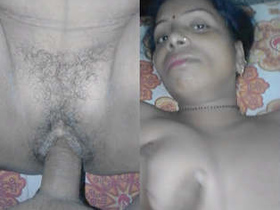A South Asian woman experiences intense penetration in her vagina