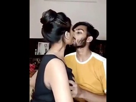 A married couple engages in a rapid and intense sexual encounter