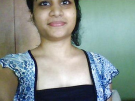 Indian girlfriend with a big bob and sex appeal
