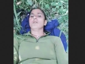 Indian aunty engages in intense outdoor sex
