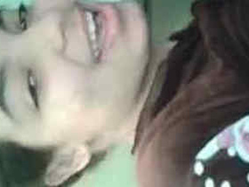 Indian desi babe flaunts her natural body and unshaved vagina in a pornographic video