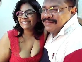 Fatty aunty with big boobs loves on cam