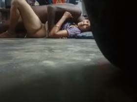 A secretly recorded Tamil village wife enjoys steamy sex