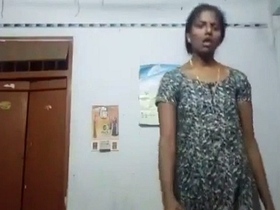 Tamil auntie stripping down in a video