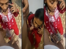 Indian maid pleases her employer with a hot blowjob