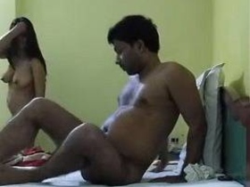 Desi couple caught in the act of having sex in a hotel room