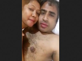 Married woman enjoys riding position on top