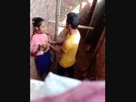 Indian girl gives secret blowjob and boob sucking to lover