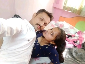 Passionate Indian duo's intimate moment in the northern region