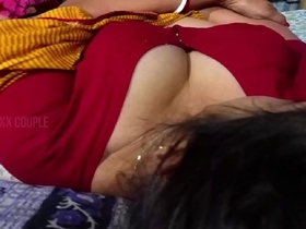 Indian newlyweds explore anal play with a close-up view