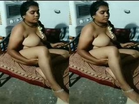 Tamil wife goes nude in live sex show