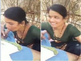 Telugu bhabhi gives a sensual blowjob in this video
