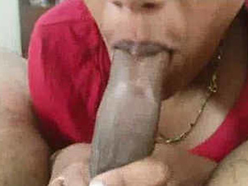 Geena, the Indian girl, performs a blowjob