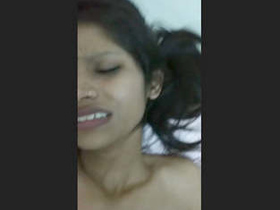 Indian wife experiences intense doggie style intercourse