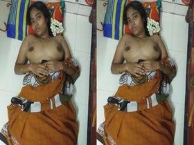 Telugu wife gives a blowjob and gets fucked hard