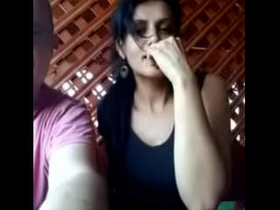 NRI couple pleasures themselves in the bathroom