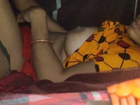 Indian matured bhabhi with young devar in a steamy video