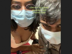 Couple's intimate oral encounter captured on film