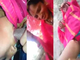 Watch a Rajasthani couple in an outdoor video clip