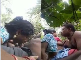 Desi couple's passionate outdoor lovemaking captured on camera