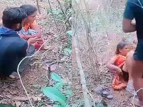 Desi bhabhi's outdoor sex with a young man
